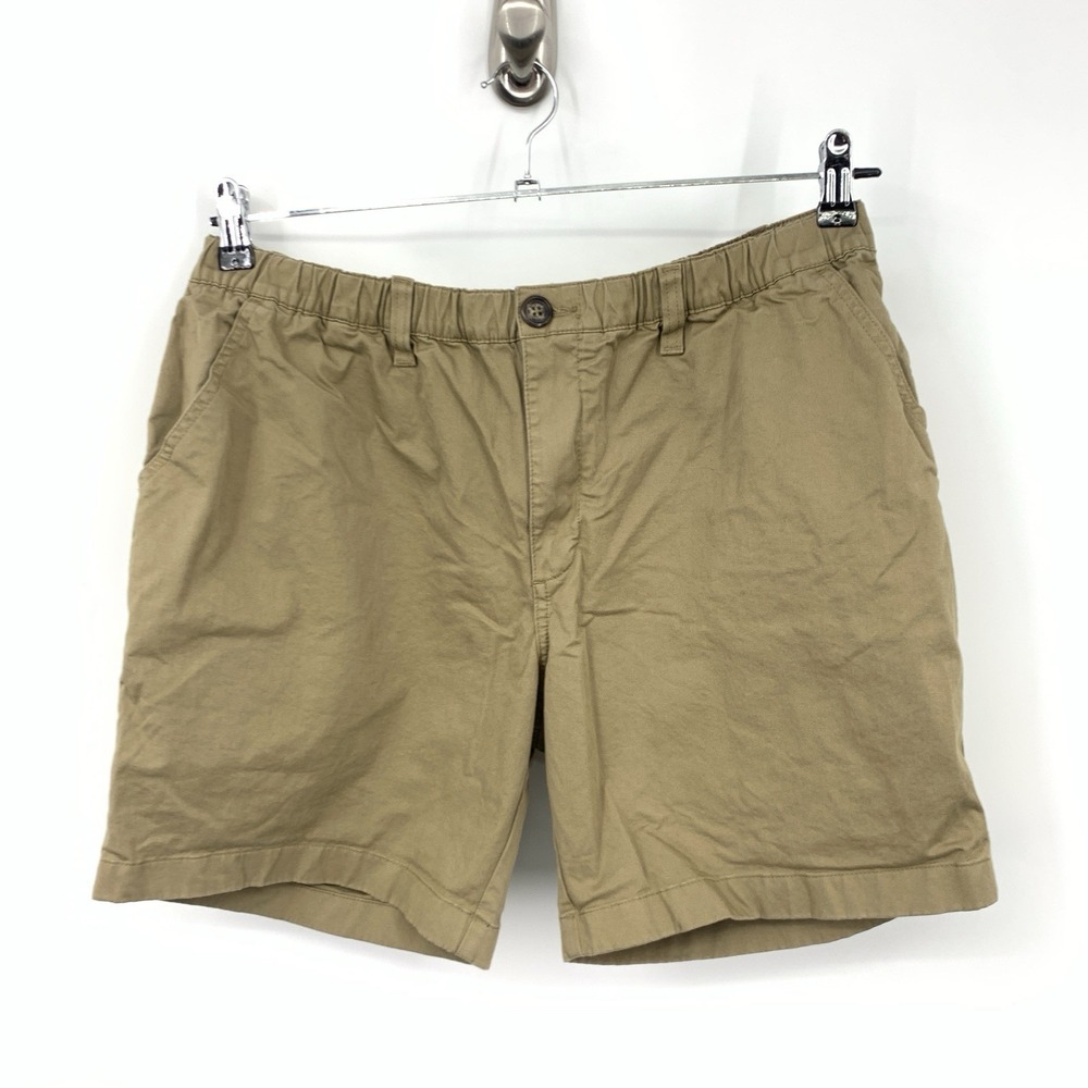 Chubbies Men Size XL Shorts Khaki Brown Chinos Canvas Cotton Stretch 7"